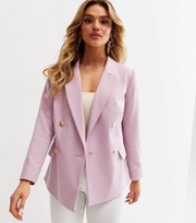 New Look Dress for Success Lilac Double Breasted Blazer